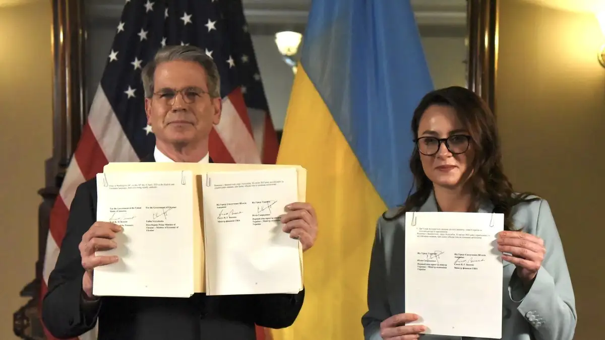 Ukraine's Minister of Economy, U.S. Treasury Secretary sign deal to establish U.S.-Ukraine Reconstruction Investment Fund