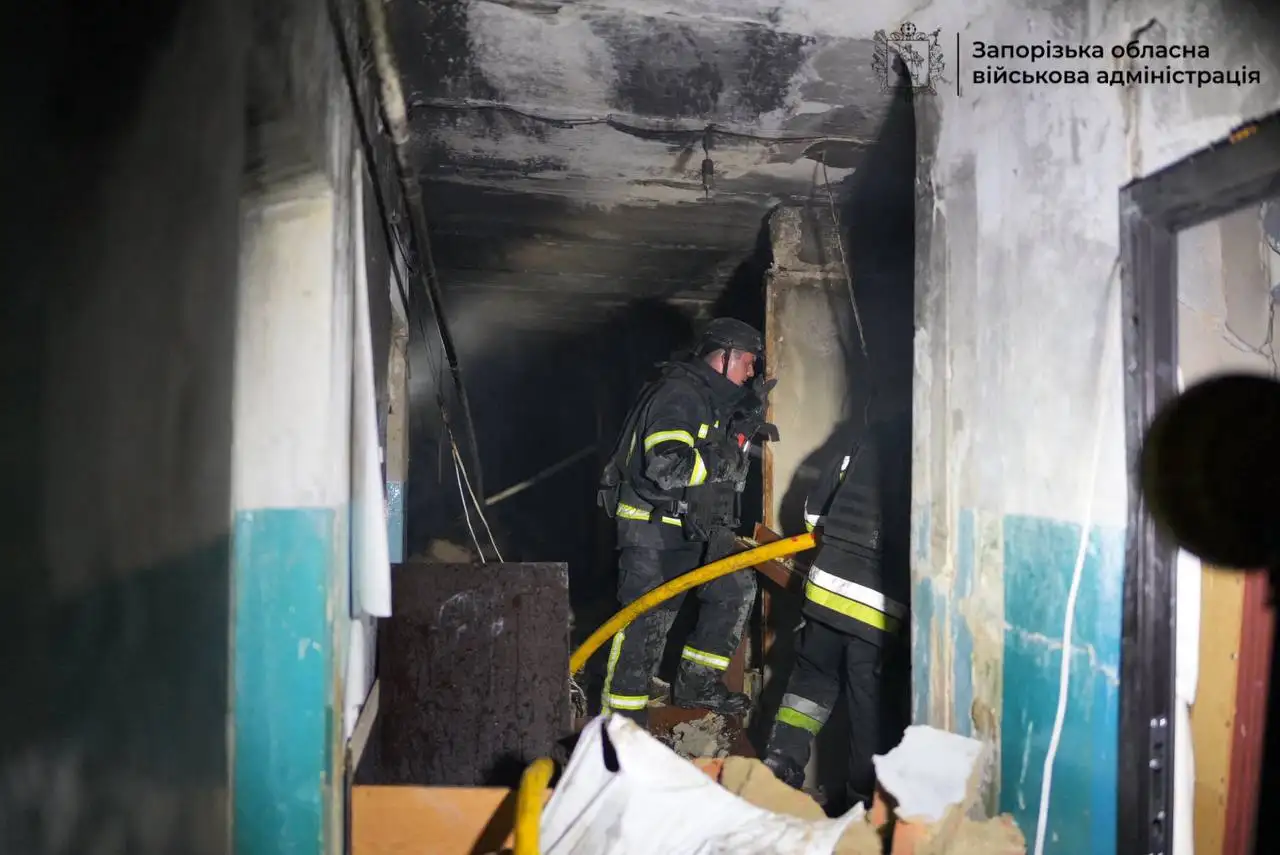 Поврежденные дома и университет: в Запорожье возросло количество раненых из-за атаки БпЛА (фото)