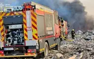 В Житомире горела свалка мусора: школы закрыты