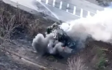 Drone operators of "422nd LUFTWAFFE" unit destroying enemy positions, equipment and infantry. VIDEO