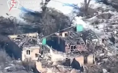 Soldiers of 5th SAB destroyed enemy cannon, infantry hideout and UAV pilots in Kramatorsk direction. VIDEO