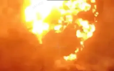 Two occupiers disappear in flames after arriving in Toretsk. VIDEO