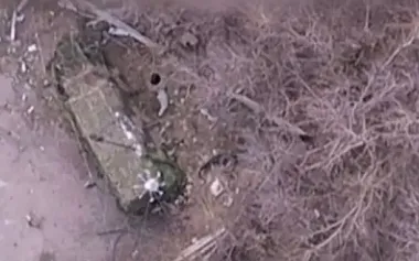 Missile strike on Russian R-330Zh "Zhitel" electronic warfare system. VIDEO