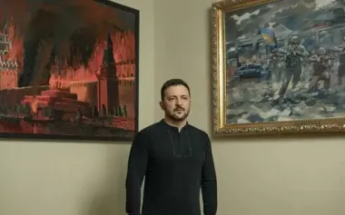 Peskov on Zelenskyy’s picture of burning Kremlin: This demonstrates level of spiritual development. AUDIO+PHOTO