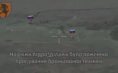 Soldiers of 43rd SMB routed convoy of enemy troops advancing to storm their positions: tank, three IFVs, BTR-80 were destroyed. VIDEO