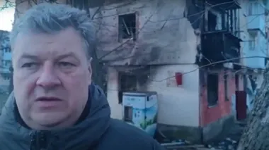 Russian drone hits residential building in Zhytomyr Oblast, killing one person