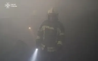 Shahed’s attack on Kyiv: fires extinguished in Sviatoshynskyi district. VIDEO+PHOTOS