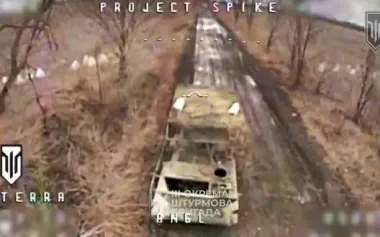 Soldiers of 3rd Brigade destroyed several enemy infantry fighting vehicles, Nona self-propelled artillery system, car and communication antennas. VIDEO