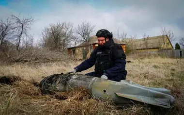 SES sappers defuse FAB-200 bomb in Kharkiv region. PHOTO