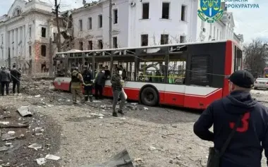 Russian strike on Sumy: 21 dead and 34 wounded, including 5 children. PHOTO