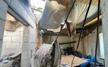 Occupiers attacked Nikopol district with kamikaze drones and heavy artillery: houses and administrative buildings damaged. PHOTOS