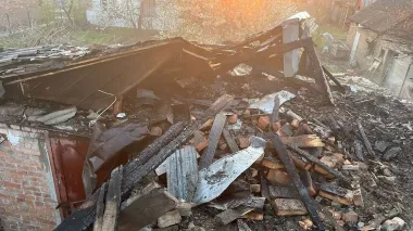 Russians hit Dnipropetrovsk Oblast with Grad rocket artillery and heavy artillery: man injured and fires break out