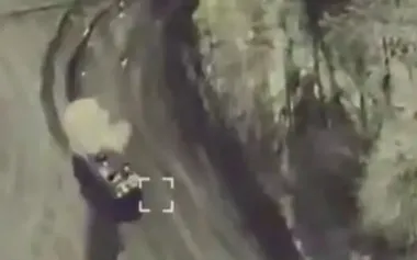 FPV drone dodges missiles and hits Russian Strela-10 SAM. VIDEO