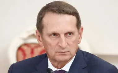 Peace agreement on Ukraine provides for recognition of sovereignty of Russia’s borders, - Russian Foreign Intelligence Service Director Naryshkin