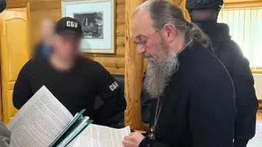 Ukraine's Security Service searches office of "main Kremlin lobbyist", bishop of Moscow-linked Ukrainian Church – sources