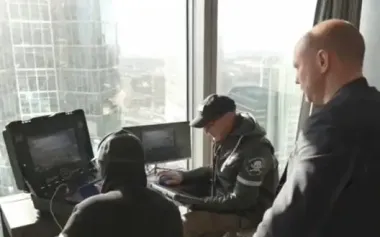 Ruscist operated FPV drone from Moscow City office: propaganda later deleted publication. VIDEO