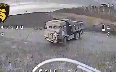 Border guards destroyed trucks and "loaves" of Russians in Kharkiv direction. VIDEO