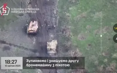 Defence forces repelled enemy attack in 5 waves and destroyed 13 armoured vehicles. VIDEO