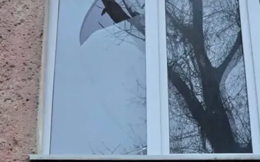 Gymnasium building damaged in Odesa as a result of night attack by "Shaheds". PHOTOS