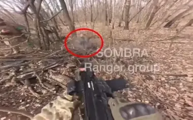 Ukrainian Armed Forces soldier from Brazil destroys occupier at close range. VIDEO