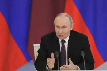 Putin says ‘humanitarian considerations’ prompted Easter ceasefire with Ukraine