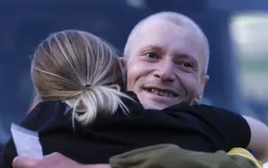 Пограничники показали трогательное видео с освобожденными из плена украинцами