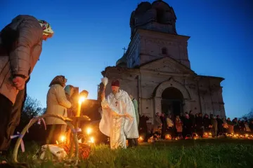 Ukrainians mark Easter with little faith in Russia ceasefire