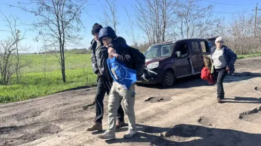 Russians strike volunteer in Donetsk Oblast with three drones – photos, video