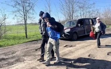 Russian drones attack evacuation vehicle near Kostiantynivka: three people are injured. PHOTO