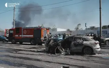 Massive attack by "Shahed" on Kharkiv: 4 city districts under attack, 8 people injured. PHOTOS