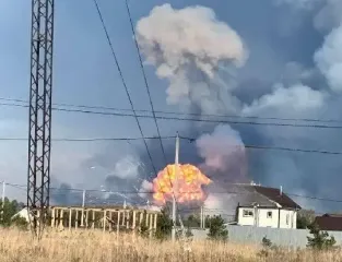 Watch: 51st GRAU Arsenal Explodes and Burns in Russia