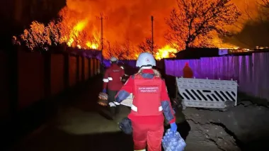 URCS helps eliminate consequences of Russian drone attack in Odesa