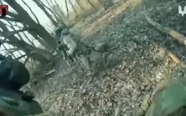 SOF soldiers on armoured Humvee drove into rear of Russians in Kursk region and eliminated 25 North Koreans in close combat. VIDEO