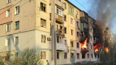 Russians launch large-scale attack on Dnipropetrovsk Oblast, killing one person, injuring eight