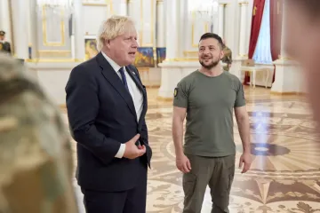 Boris Johnson shamed Trump and stood up for Ukraine