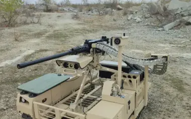 Combat robots equipped with AI capabilities are already providing fire support to Armed Forces of Ukraine – Ministry of Defense. PHOTO