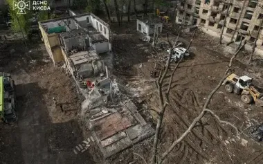 Elimination of consequences of Russian strike on Sviatoshynskyi district of Kyiv is completed: 54 houses and 723 apartments are damaged