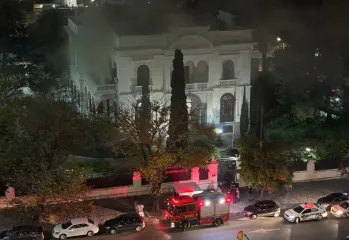 В Уругвае горело российское посольство (фото, видео)