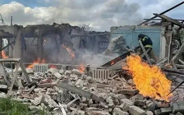 Occupiers dropped aerial bombs on private sector of Kostiantynivka: three civilians were killed and four more were wounded.. PHOTO