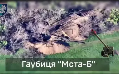 Marines hit Russian Uragan MLRS and Msta-B howitzer in Pokrovsk direction.. VIDEO