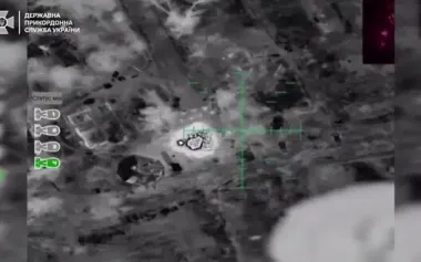 Border guards destroyed enemy artillery, shelters, dugouts, mortar positions, and enemy transport. VIDEO