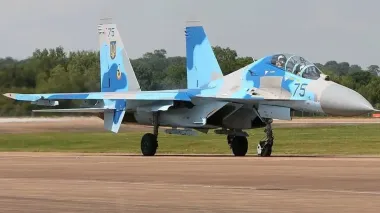 Ukraine loses Su-27 fighter, pilot ejects