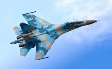 Our Su-27 fighter jet crashed while repelling enemy drone attack. Pilot ejected, there is no threat to his life - Air Force