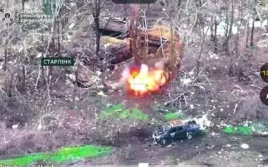 Defense forces destroyed 19 trucks, passenger vehicles, armored vehicle, howitzer, and Russian mortar. VIDEO