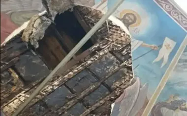 Russian shelling damages church of UOC in Shostka. PHOTOS
