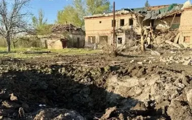 Russians attacked frontline territories in Zaporizhzhia region with aerial bombs. PHOTO