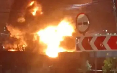 Explosions were heard in Krasnodar Krai of Russian Federation: oil depot is on fire.. VIDEO&PHOTOS