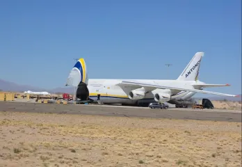 Украинский "Руслан" доставил в Польшу несколько фюзеляжей истребителей F-16