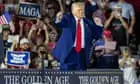 Trump’s 100-day Michigan rally ‘pathetic’, Democrats say – US politics live