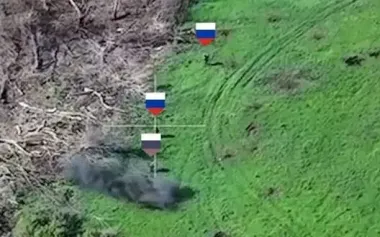 Drone operators destroyed assault group of three invaders. VIDEO